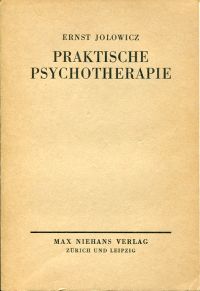 Jolowicz, Praktische Psychotherapie. (Umschlag)