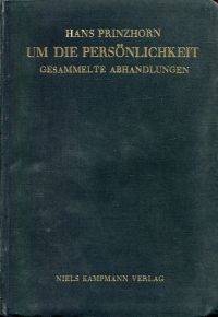 Prinzhorn, Um die Persönlichkeit (Umschlag)