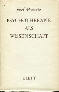 Meinertz, Psychotherapie als Wissenschaft. (Umschlag)