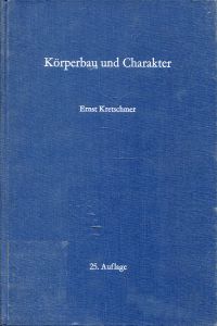 Kretschmer, Körperbau und Charakter. (Umschlag)