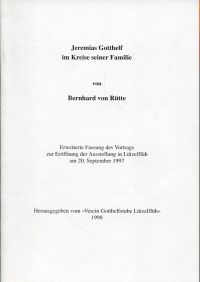 Rütte, Jeremias Gotthelf im Kreise seiner Familie. (Umschlag)