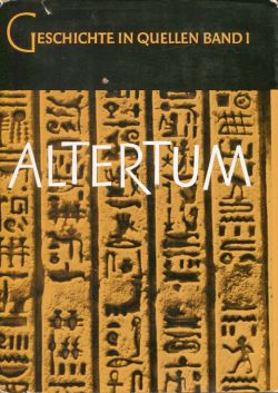 Arend, Geschichte in Quellen. (Schutzumschlag)