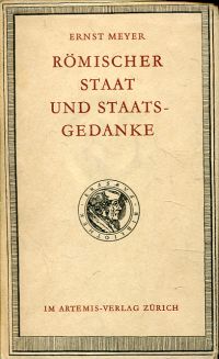 Meyer, Römischer Staat und Staatsgedanke. (Umschlag)