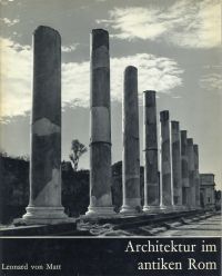 Matt, Architektur im antiken Rom. (Umschlag)