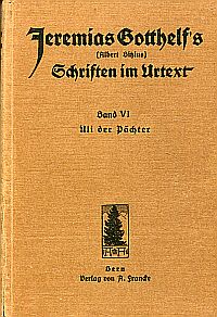 Gotthelf, Uli der Pächter. (Umschlag)