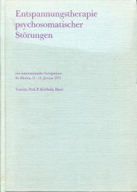 Kielholz, Entspannungstherapie psychosomatischer Störungen. (Umschlag)