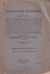 Kahn, Erbbiologische Einleitung. (Umschlag)