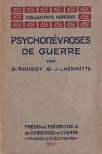 Roussy, Les psychonévroses de guerre. (Umschlag)