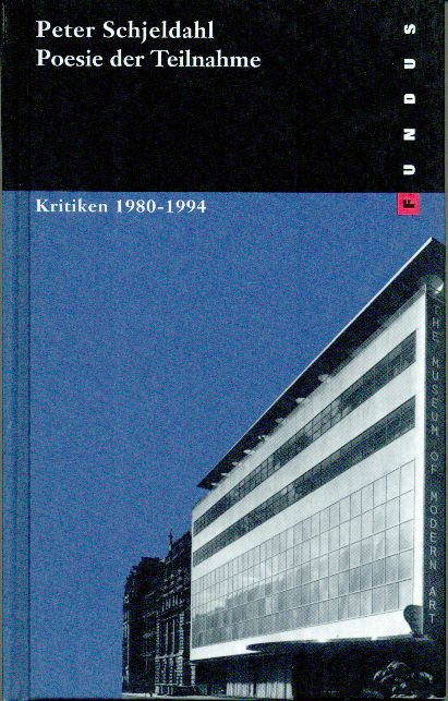 Schjeldahl, Poesie der Teilnahme. (Einband)