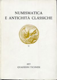 Numismatica e antichità classiche, VI / 1977. (Umschlag)