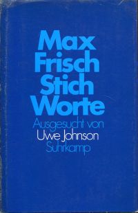Frisch, Stich-Worte. (Umschlag)