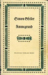 Gfeller, Ämmegrund. (Umschlag)