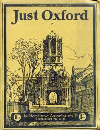 Taylor, Just Oxford. (Umschlag)