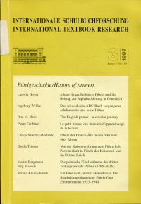 Fibelgeschichte/History of primers. (Umschlag)