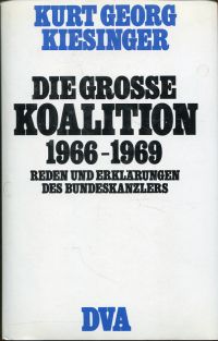 Kiesinger, Die  grosse Koalition. (Umschlag)