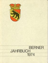 Berner Jahrbuch 1974. (Umschlag)
