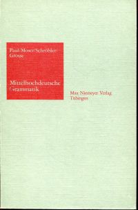 Paul, Mittelhochdeutsche Grammatik. (Umschlag)