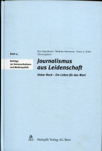 Oppenheim, Journalismus aus Leidenschaft. (Umschlag)