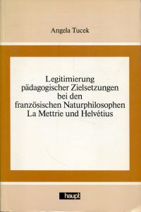 Tucek, Legitimierung pädagogischer Zielsetzungen (Umschlag)
