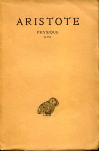 Aristoteles: Physique, Tome1: (I - IV). (Umschlag)