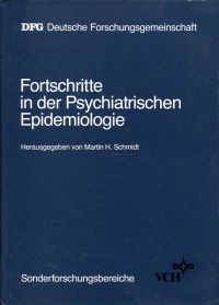 Schmidt, Fortschritte in der psychiatrischen Epidemiologie. (Umschlag)