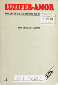 Inzestverbot. (Umschlag)