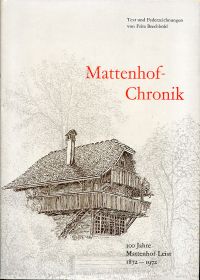 Brechbühl, Mattenhof-Chronik. (Umschlag)