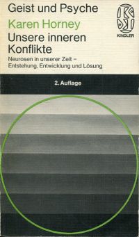 Horney, Unsere inneren Konflikte. (Umschlag)