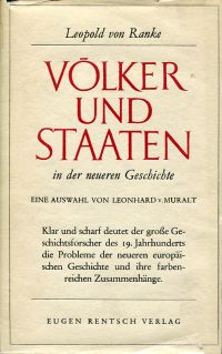 Ranke, Völker und Staaten in der neueren Geschichte. (Umschlag)