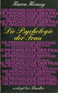 Horney, Die  Psychologie der Frau. (Umschlag)