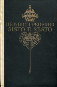 Federer, Sisto e Sesto. (Umschlag)