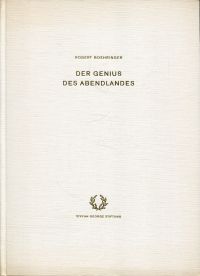 Boehringer, Der Genius des Abendlandes. (Umschlag)
