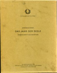 George, Das Jahr der Seele. (Umschlag)