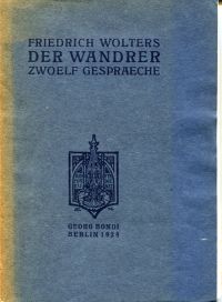 Wolters, Der Wandrer. (Umschlag)