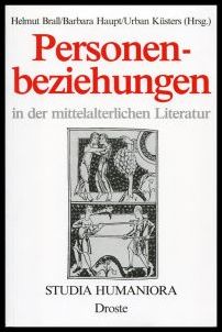 Brall, Personenbeziehungen in der mittelalterlichen Literatur. (Einband)