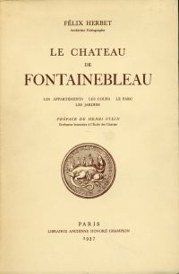 Herbet, Le château de Fontainebleau. (Umschlag)