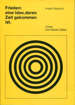 Rapoport, Frieden. (Einband)