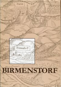Rudolf, Geschichte der Gemeinde Birmenstorf. (Umschlag)