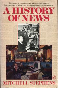 Stephens, A history of news. (Umschlag)