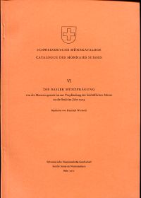 Wielandt, Die Basler Münzprägung (Umschlag)