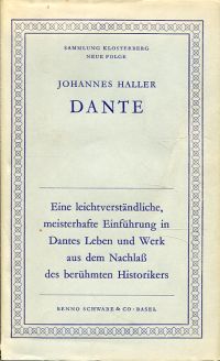 Haller, Dante. (Umschlag)