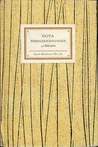 Goya y Lucientes, Pinselzeichnungen. (Umschlag)