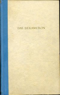 Boccaccio, Das  Dekameron. (Umschlag)