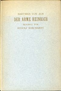 Hartmann von Aue: Der arme Heinrich. (Umschlag)