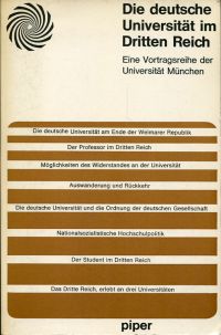 Kuhn, Die  deutsche Universität im Dritten Reich. (Einband)