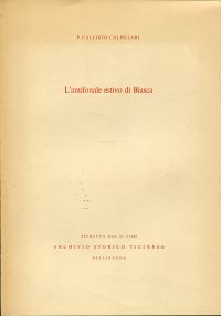 Caldelari, L'antifonale estivo di Biasca. (Umschlag)