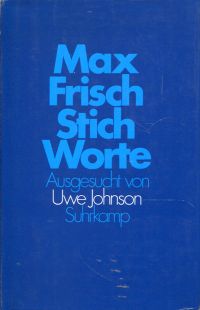 Frisch, Stich-Worte. (Umschlag)