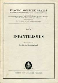 Heymann, Infantilismus. (Umschlag)
