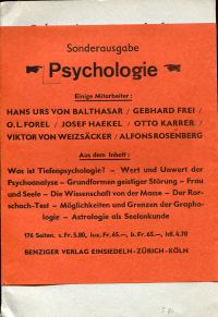 Psychologie. (Umschlag)