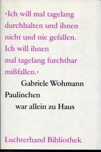 Wohmann, Paulinchen war allein zu Haus. (Umschlag)